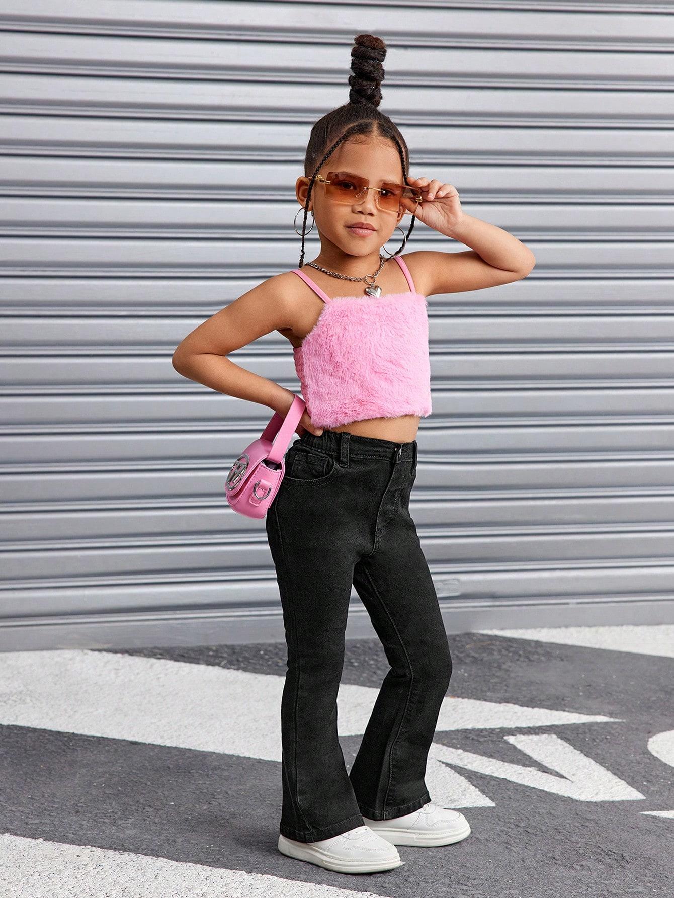 CZARNE SPODNIE JEANS 