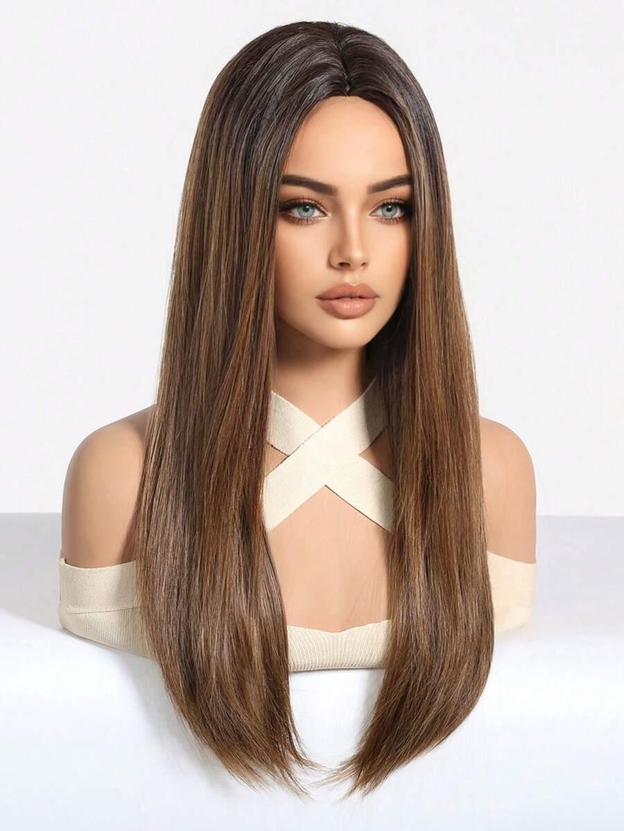 peruka włosy syntetyczne ciemny blond