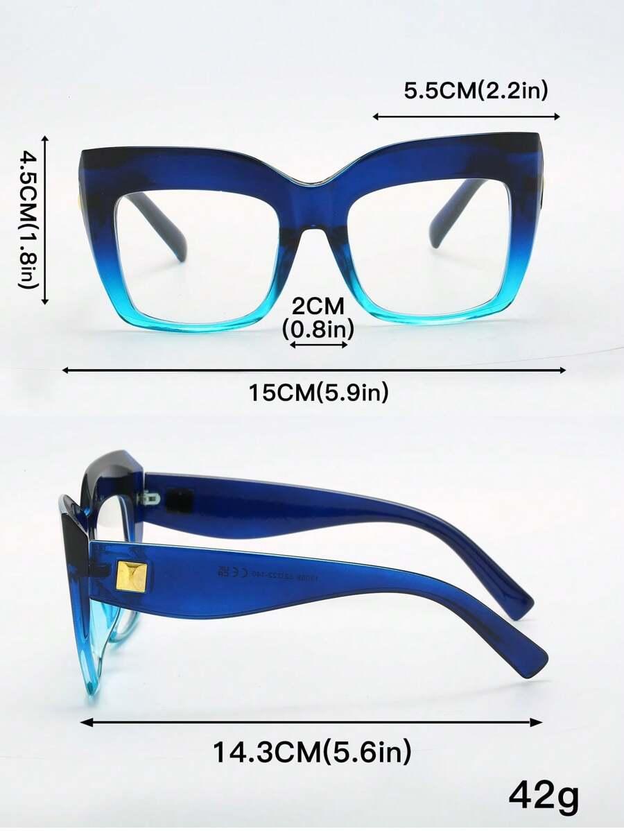 niebieskie okulary zerówki 
