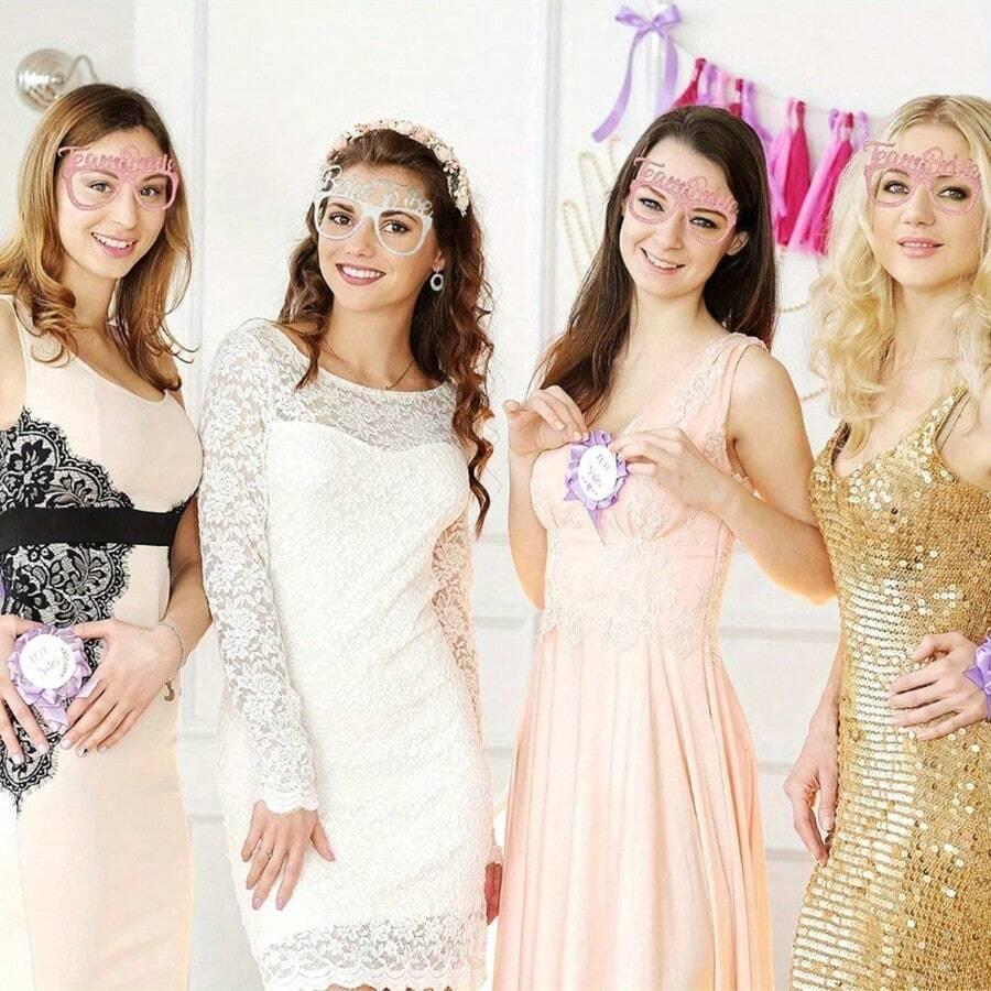 Okulary papierowe team bride 12-pack