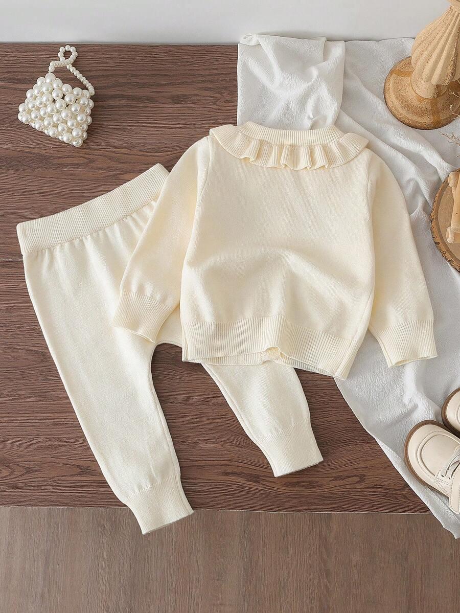 komplet sweter spodnie