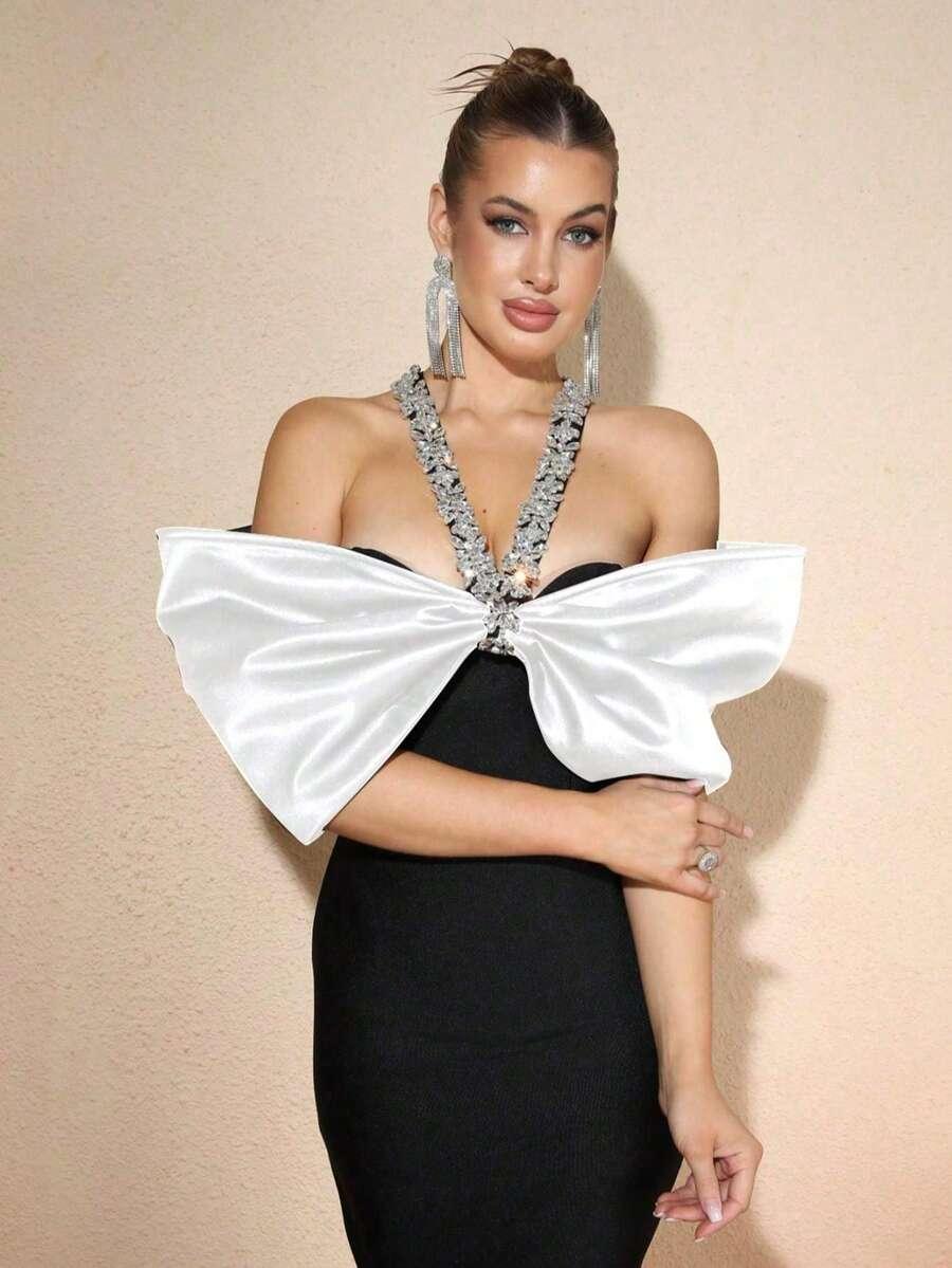 czarna maxi sukienka