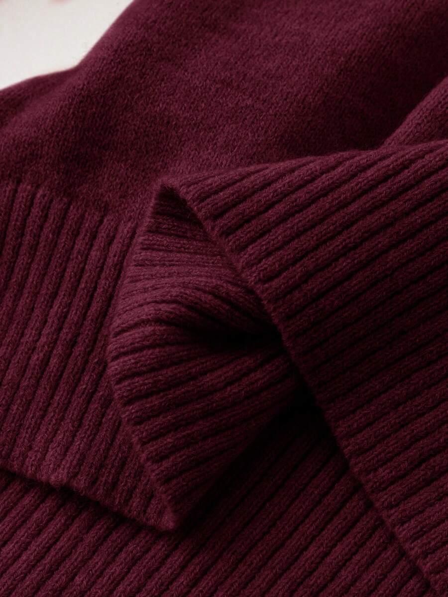 BORDOWA KAMIZELKA V NECK