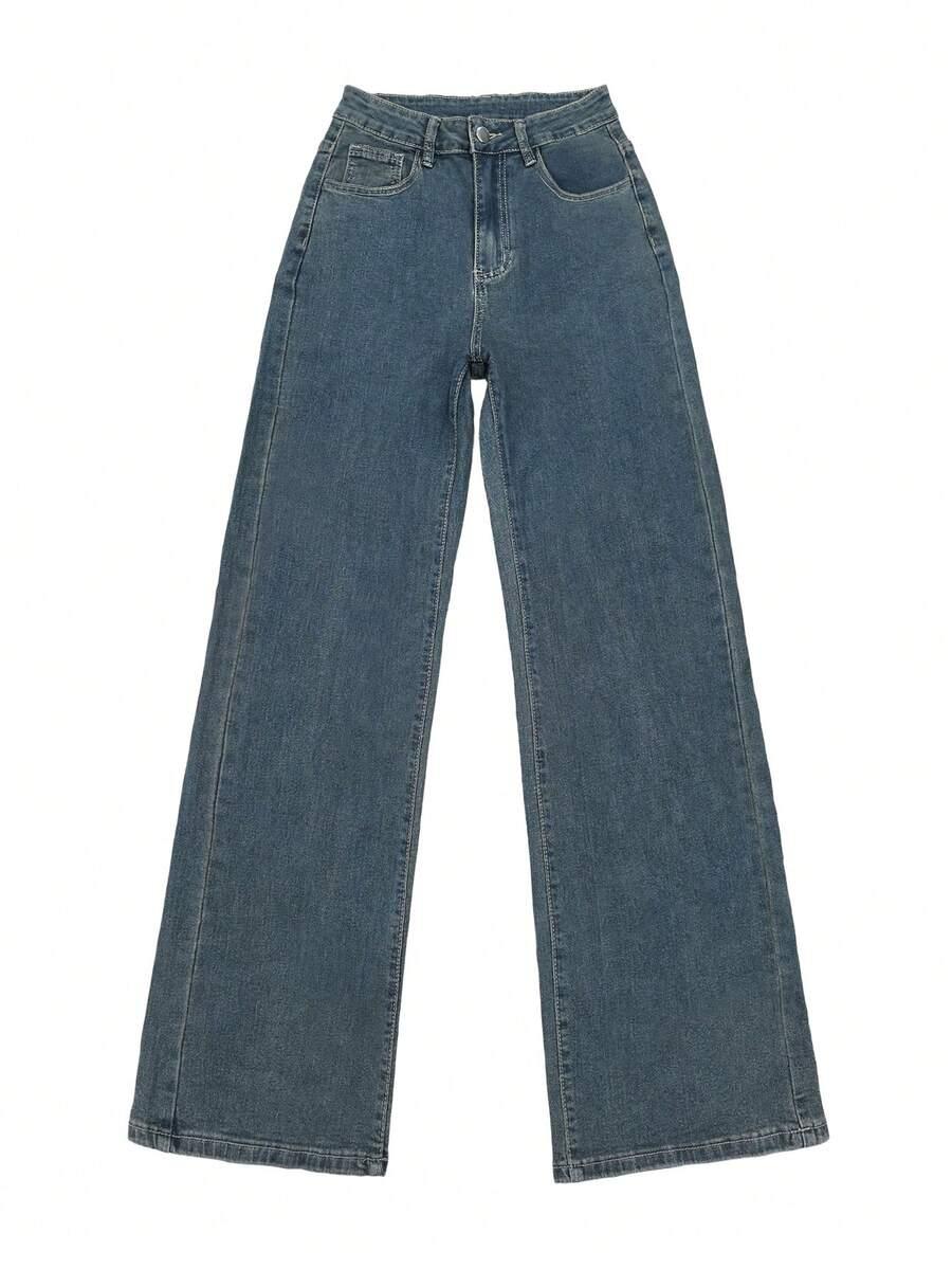 NIEBIESKIE SPODNIE JEANS