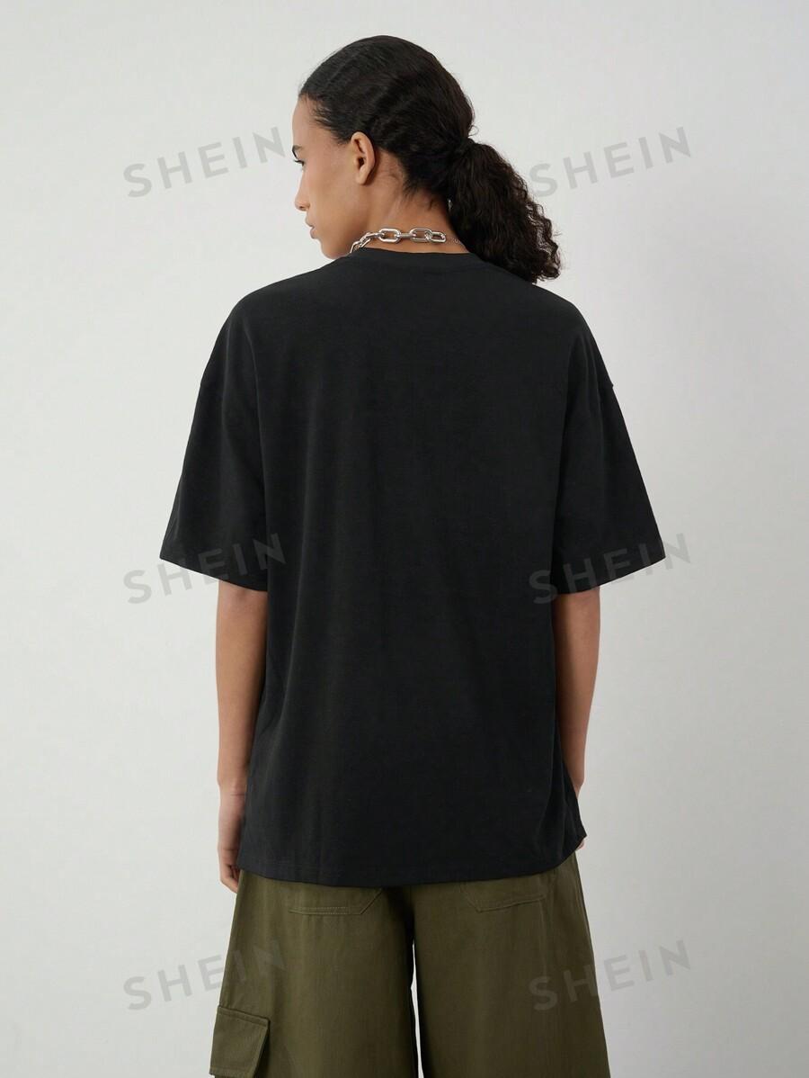 CZARNY T-SHIRT BASIC