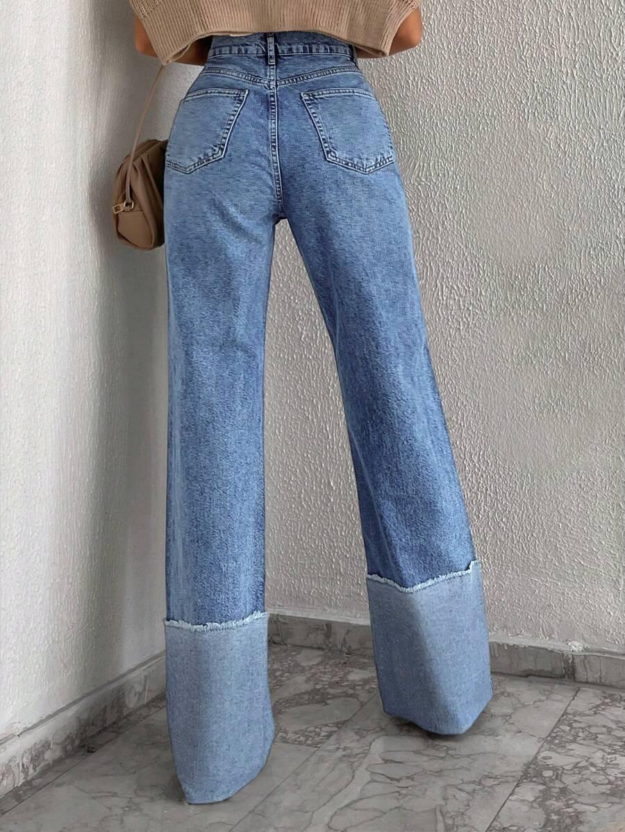 SPODNIE JEANS WYSOKI STAN