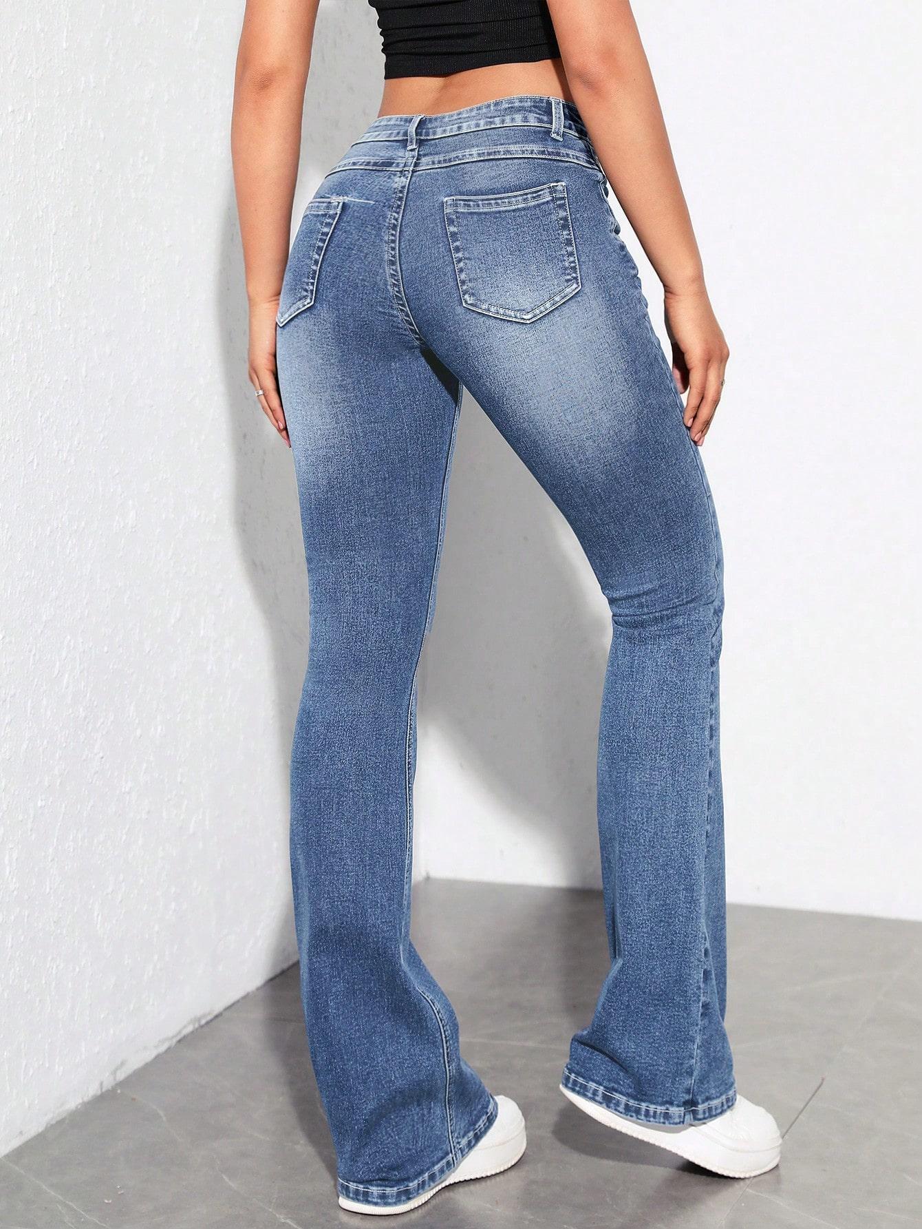 NIEBIESKIE SPODNIE JEANSY