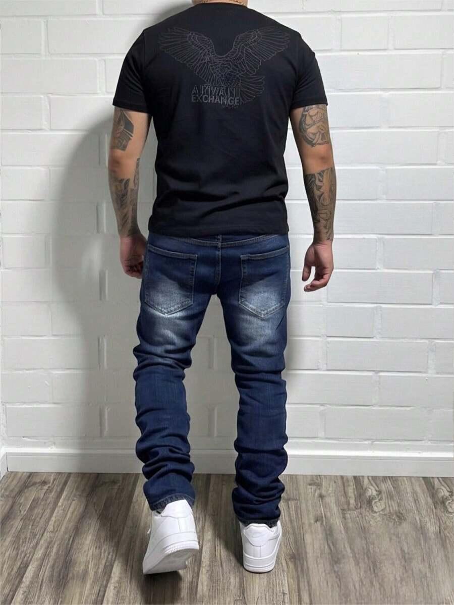 spodnie jeans przetarcia