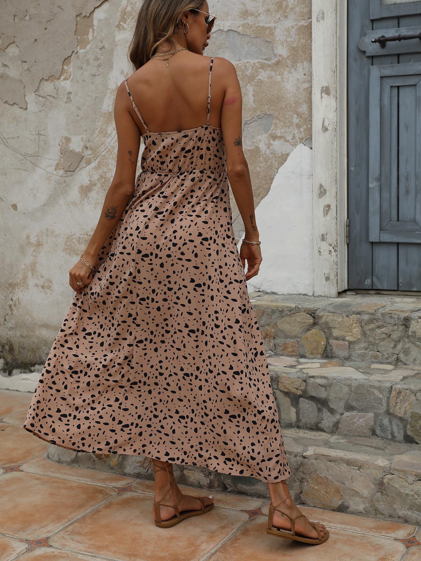 MAXI SUKIENKA ANIMAL PRINT