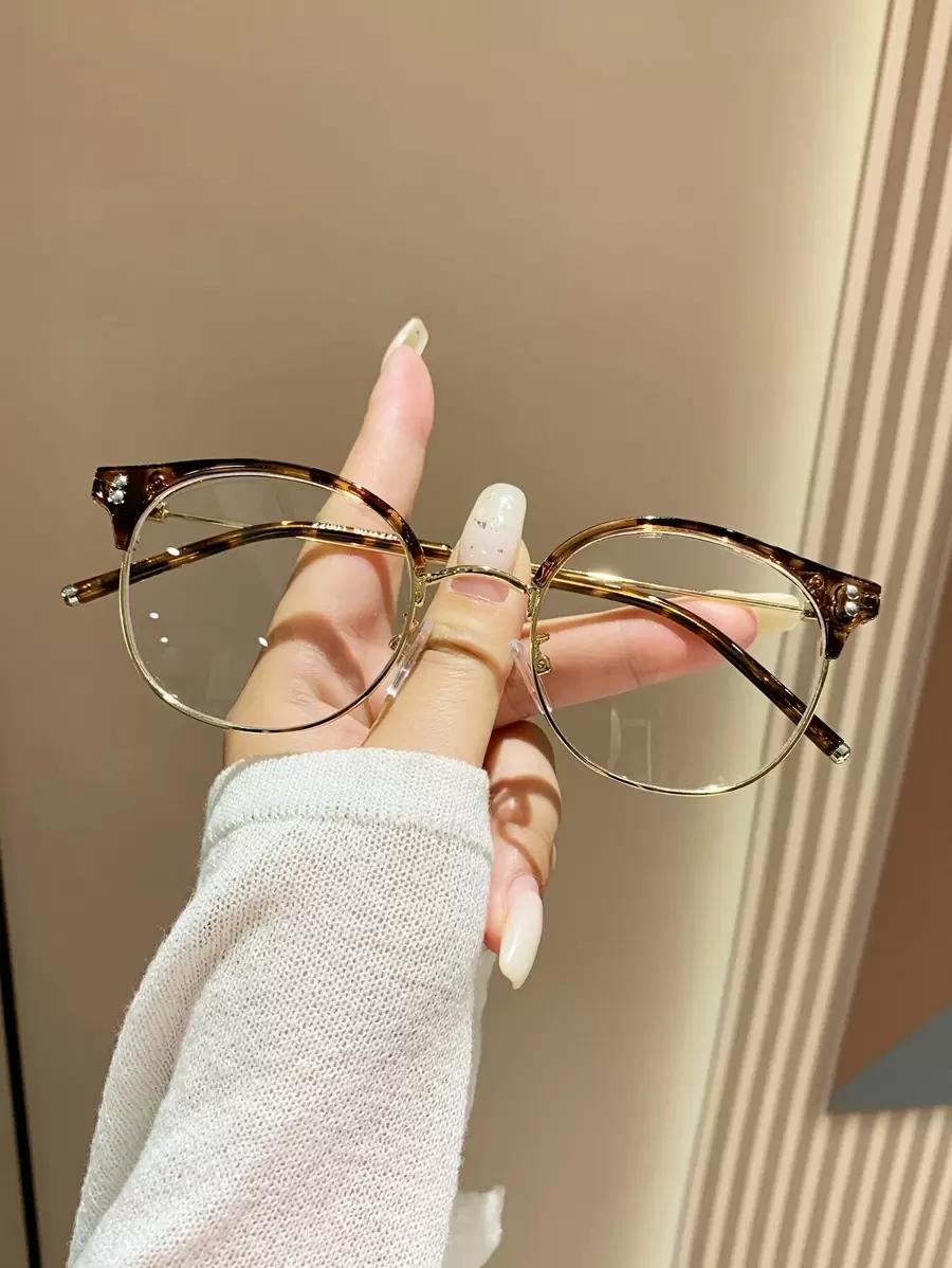 okulary zerówki animal print