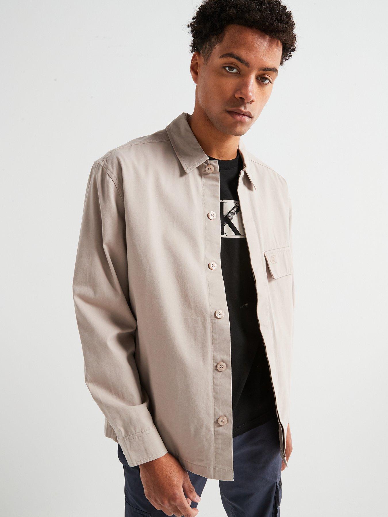 CALVIN KLEIN BAWEŁNIANA KOSZULA WIERZCHNIA J30J326724