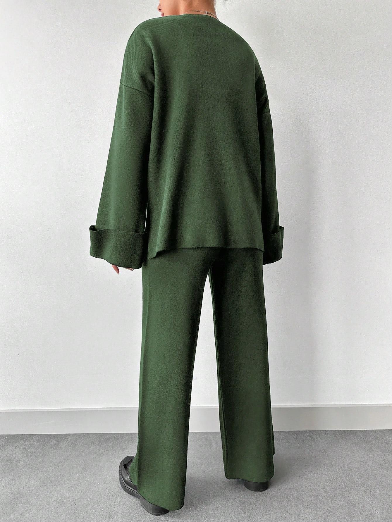 KOMPLET SWETER I SPODNIE