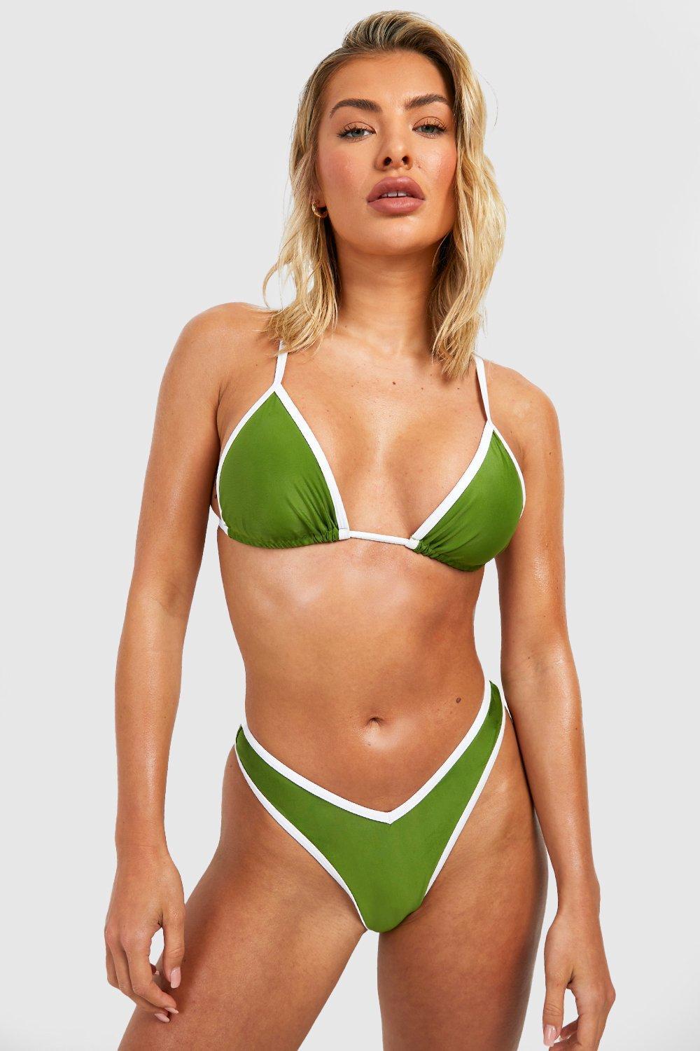 zielona góra od bikini kontrast wiązanie