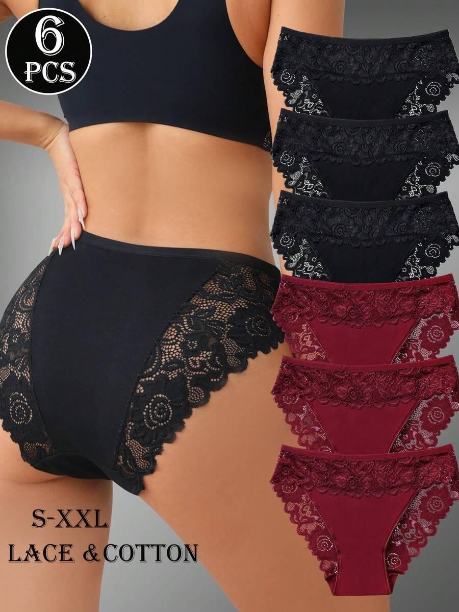 majtki koronka 6-pack