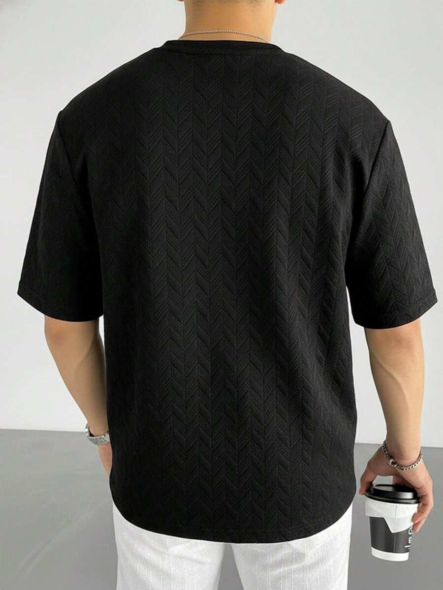 czarny komplet t-shirt spodenki