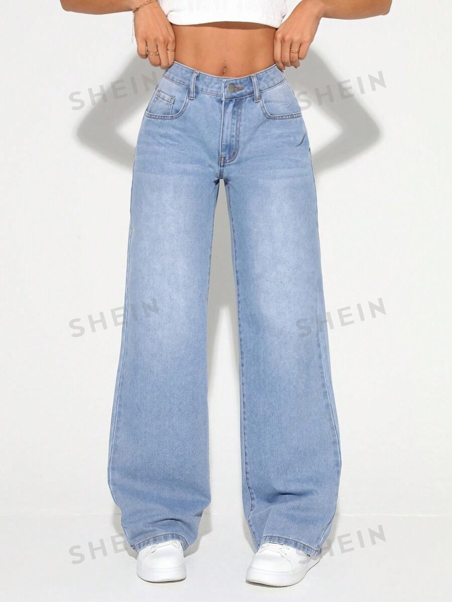 NIEBIESKIE SPODNIE JEANS