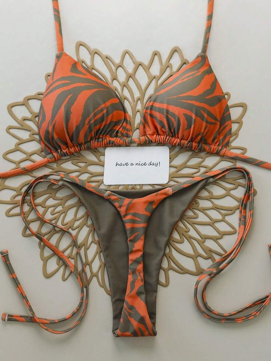 góra od bikini ANIMAL PRINT