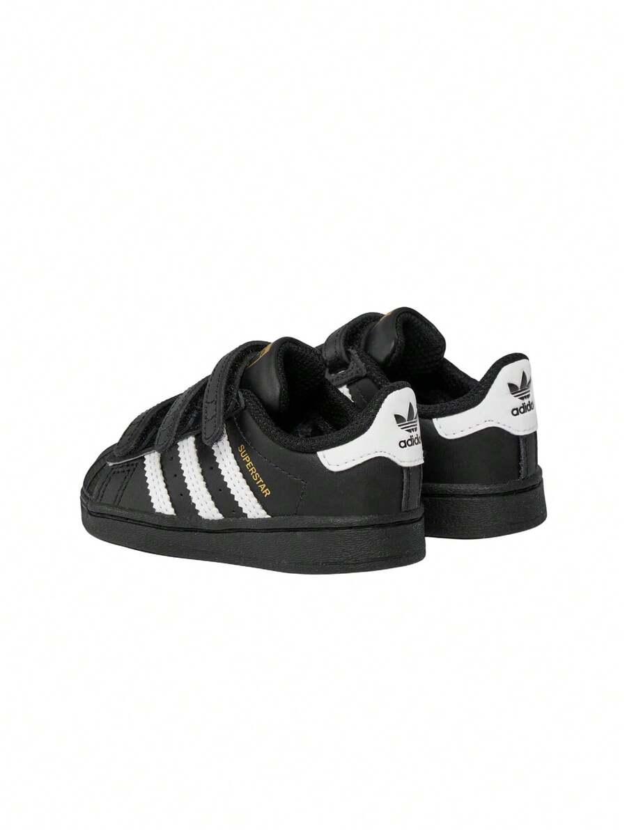 czarne buty sportowe rzepy Superstar Core Black EF4843