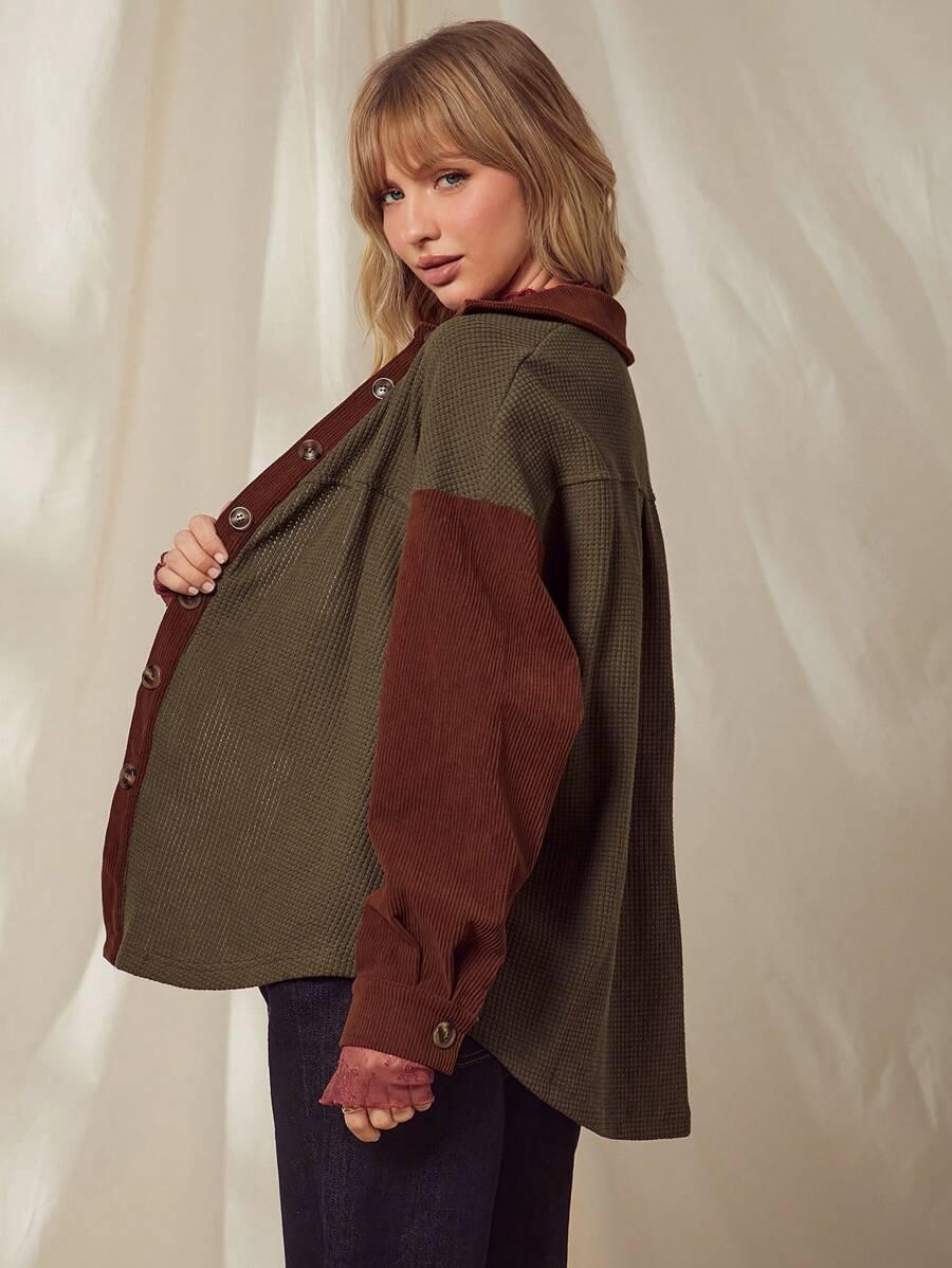 BLUZA ROZPINANA Z KOŁNIERZEM