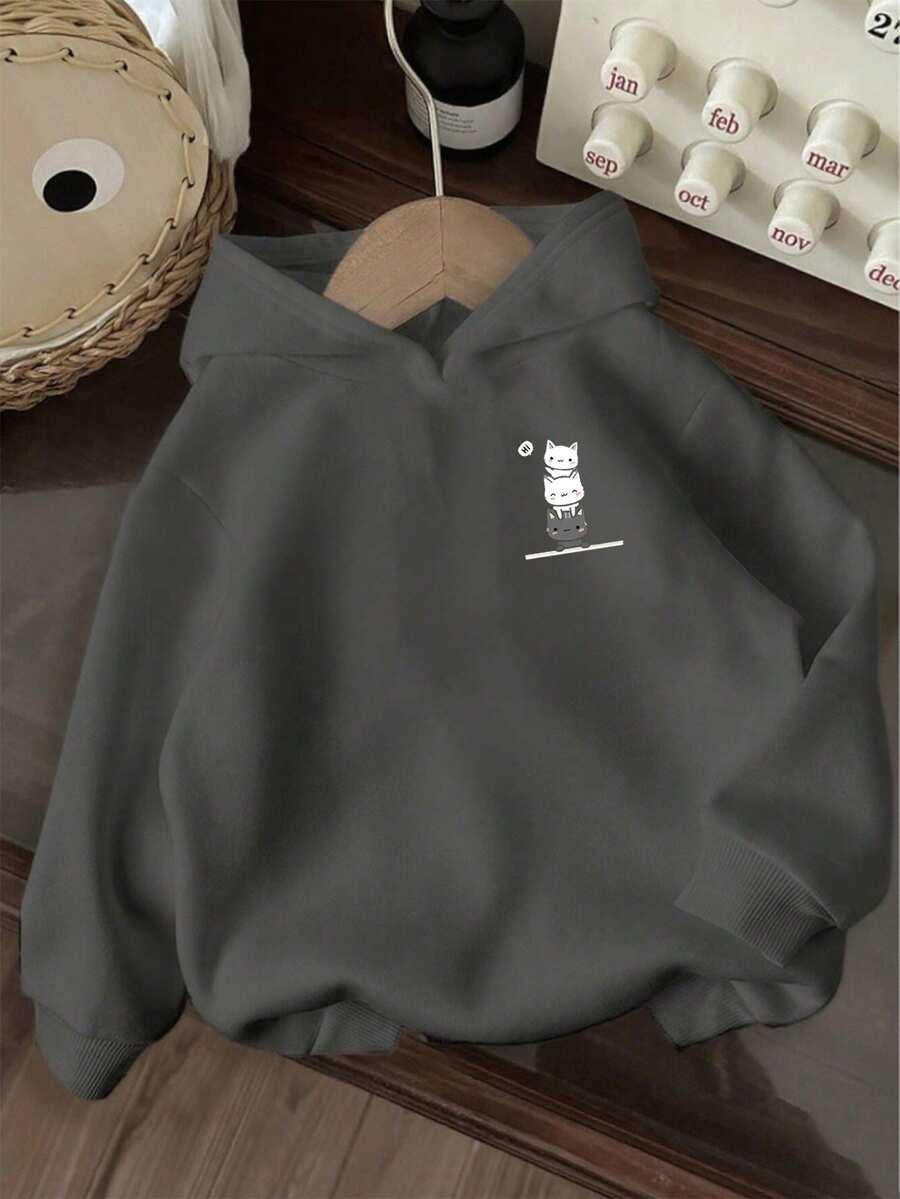 szara bluza nadruk