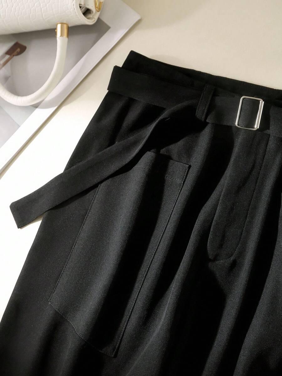 czarne spodnie casual