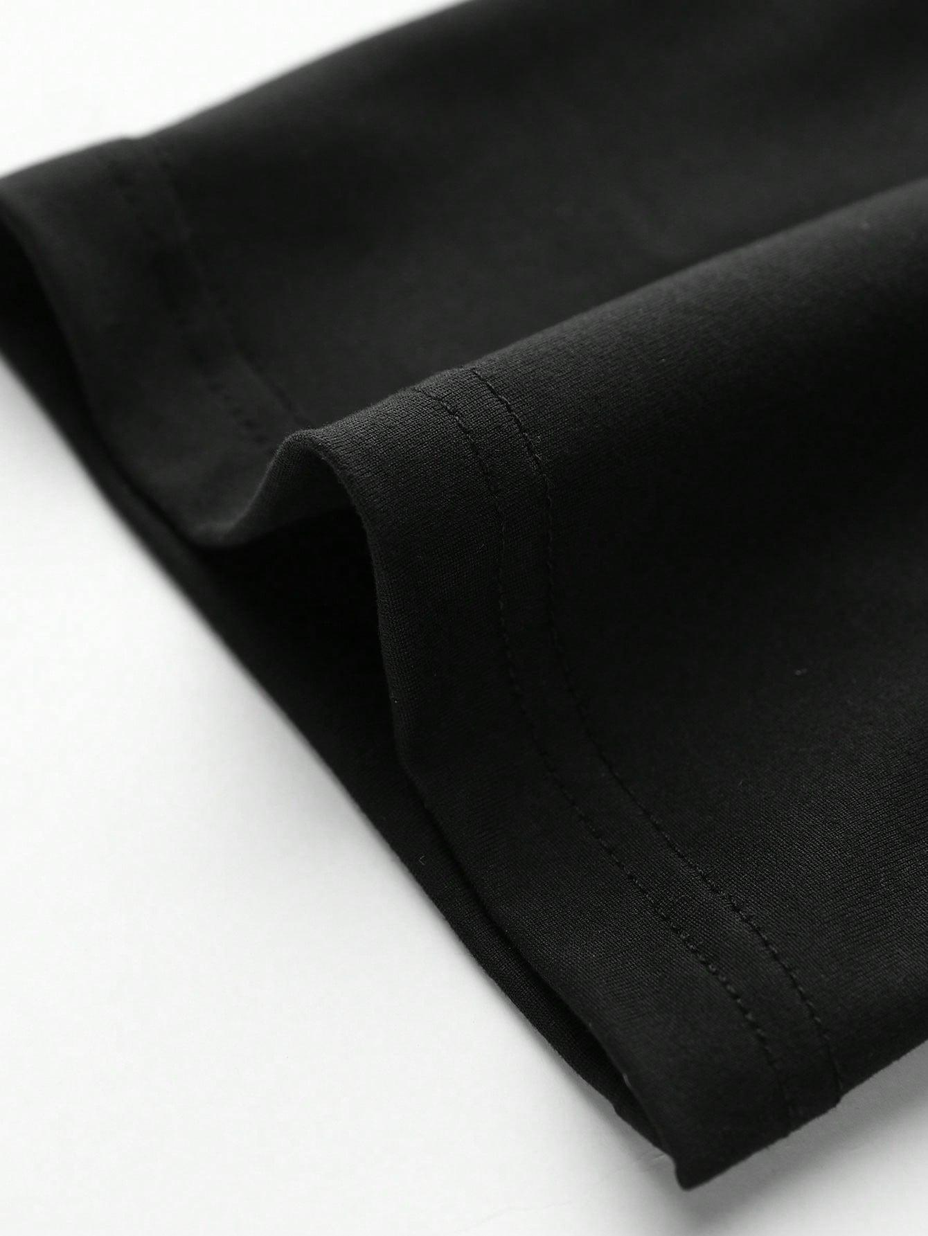 CZARNY T-SHIRT BASIC