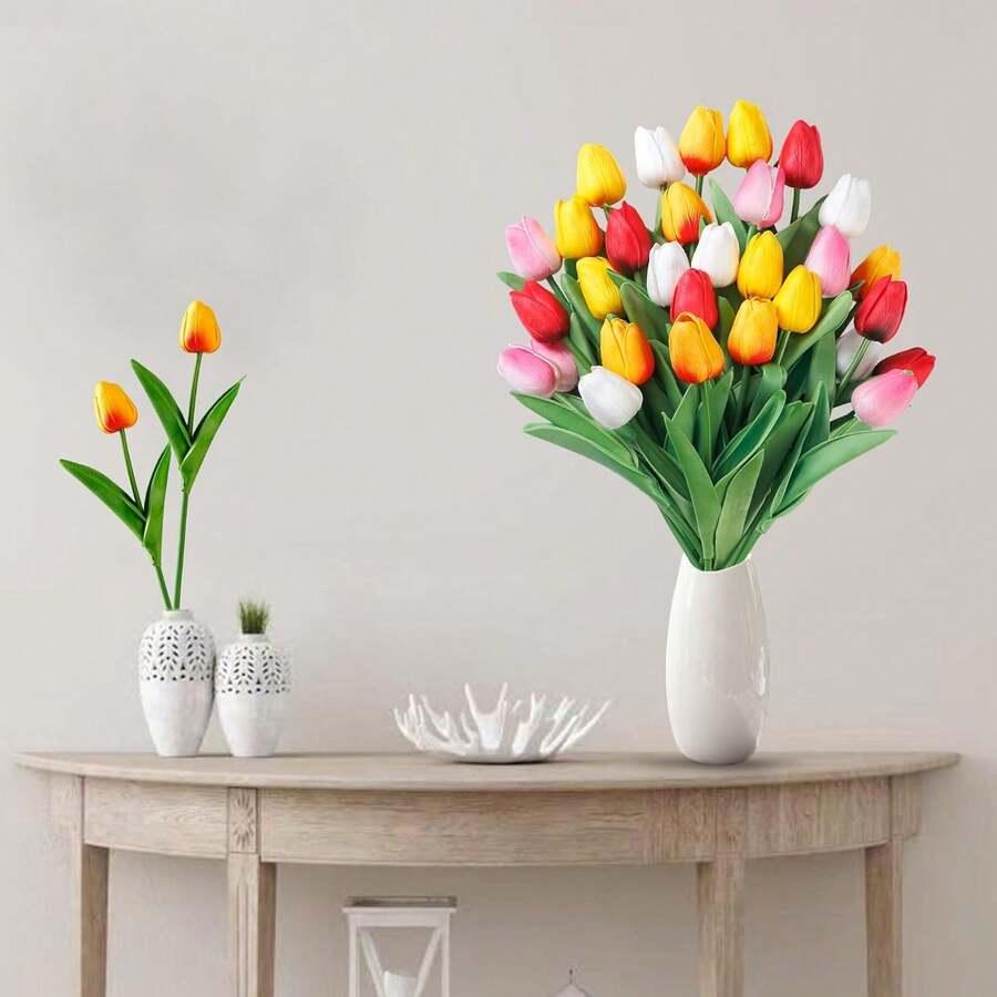sztuczne kwiaty tulipany 9-pack