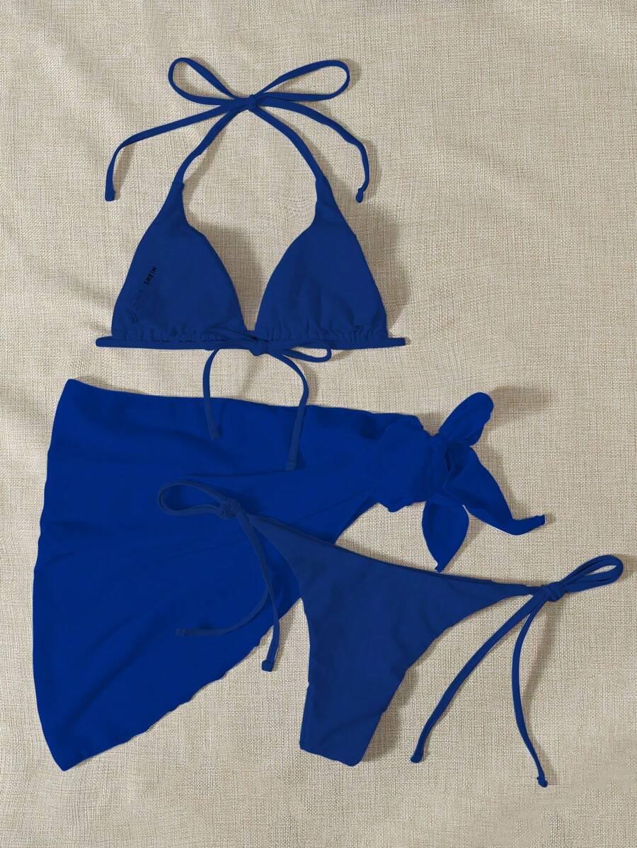 GRANATOWY STRÓJ KĄPIELOWY 3-PACK