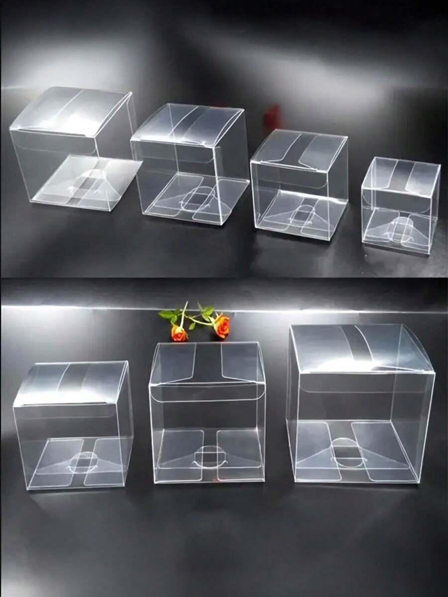 przezroczyste pudelko prezentowe 10-pack