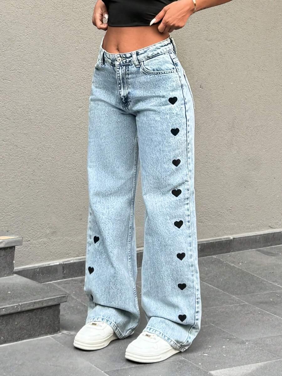 NIEBIESKIE SPODNIE JEANS