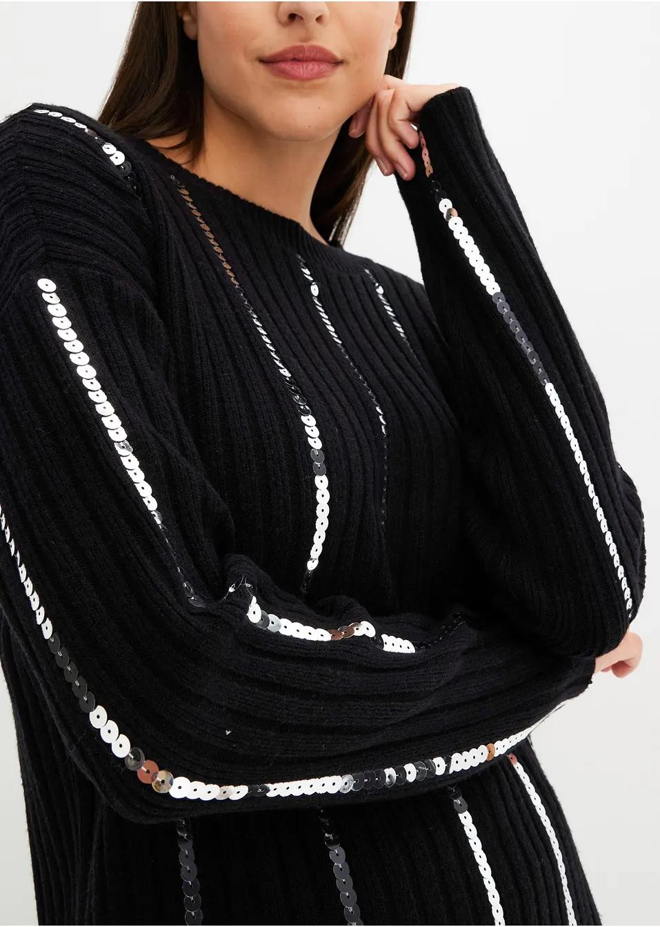 SWETER Z CEKINAMI 