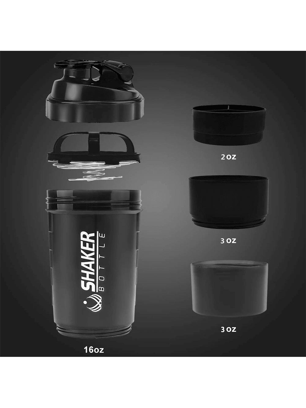 CZARNY SHAKER PRINT NAPIS