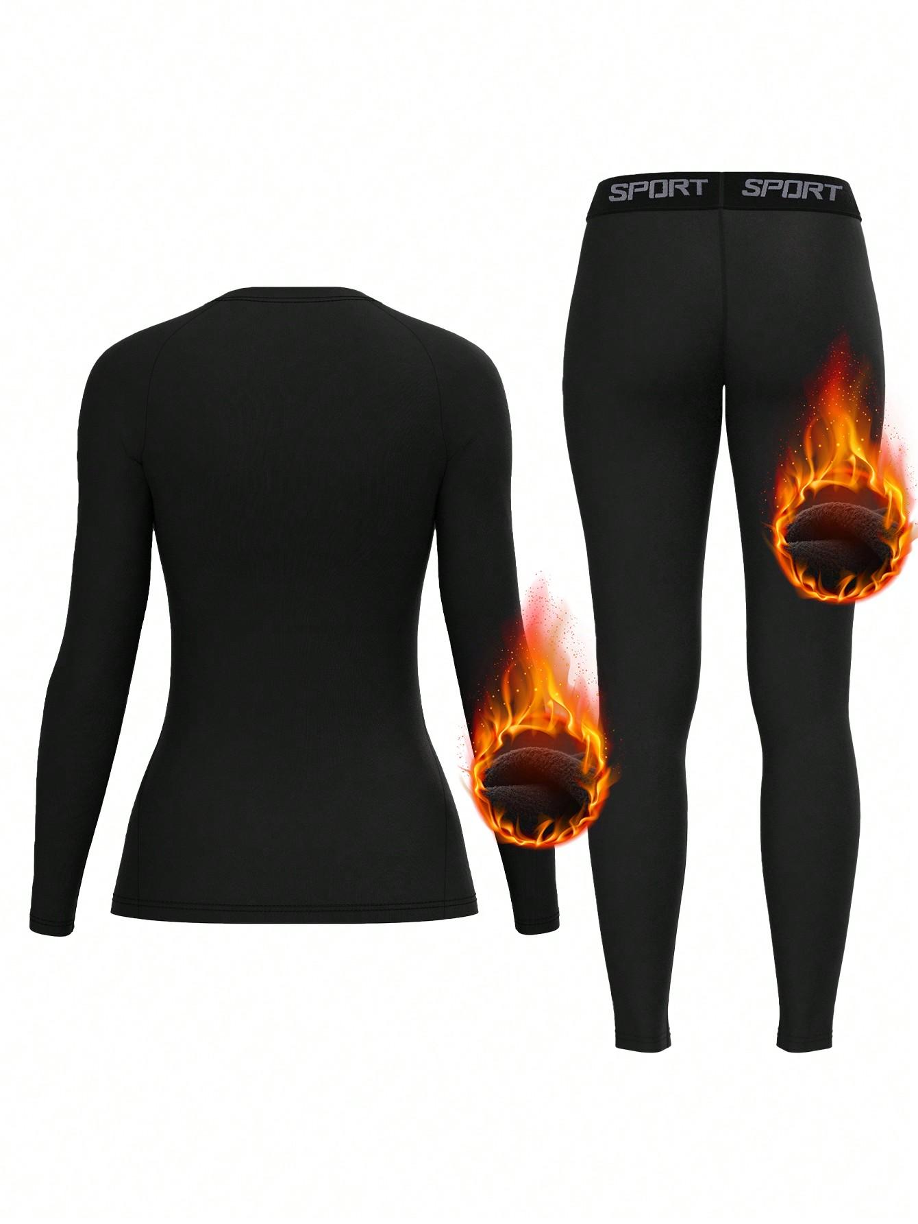 czarny KOMPLET BLUZKA LEGGINSY 
