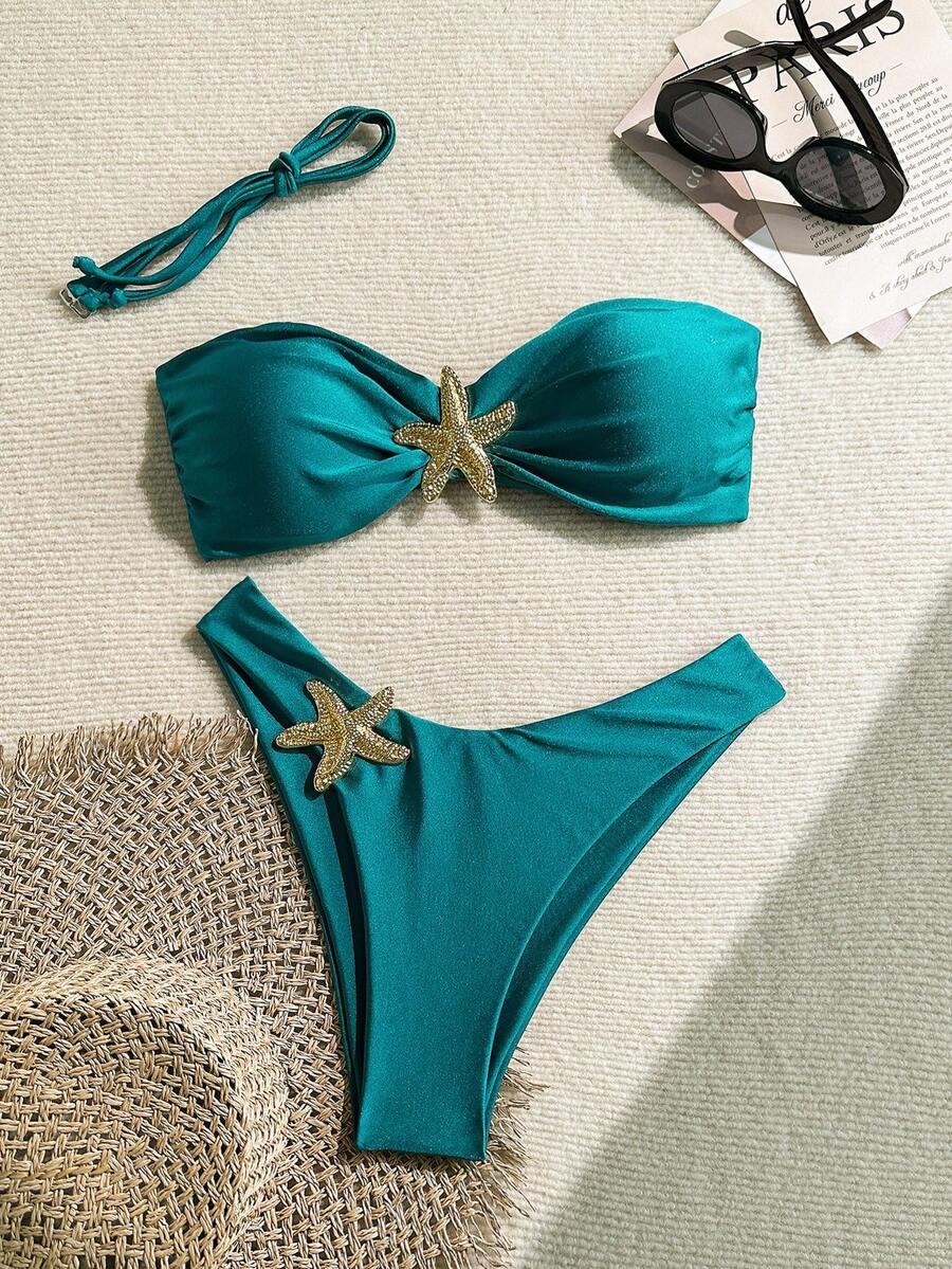niebieski dół od bikini 