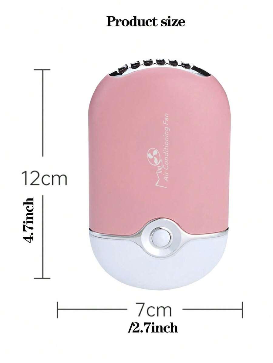 różowy mini wentylator