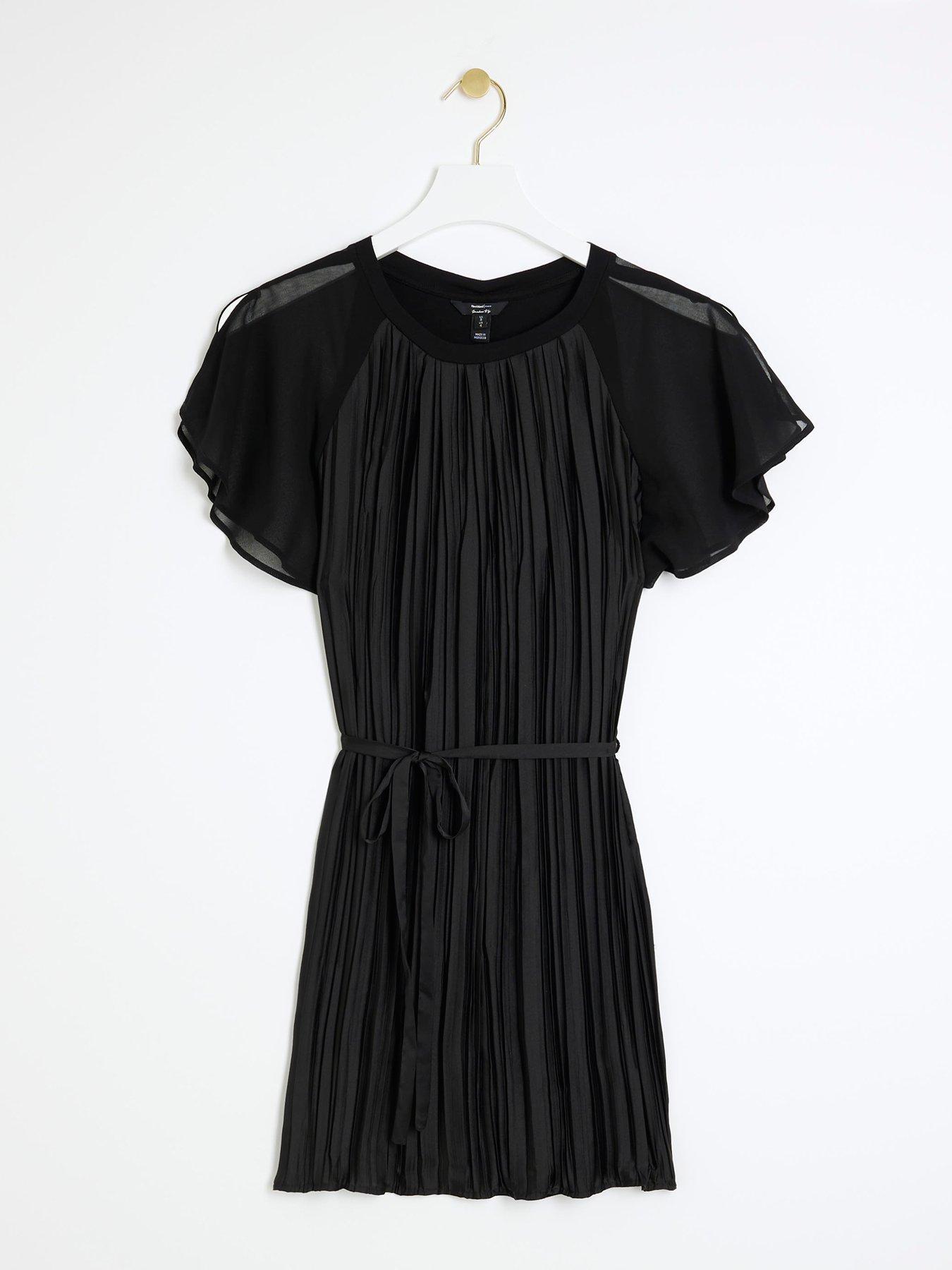 RIVER ISLAND SUKIENKA PLISOWANA SZYFON 
