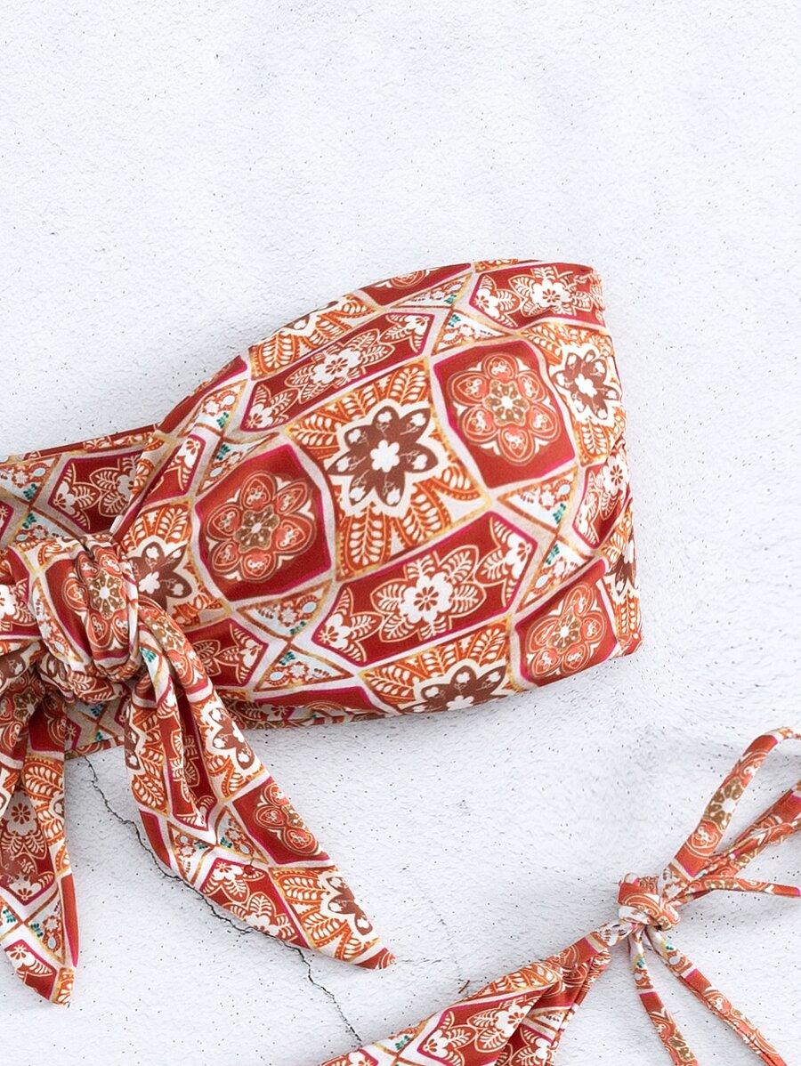 BIKINI DWUCZĘŚCIOWE ZE WZOREM 