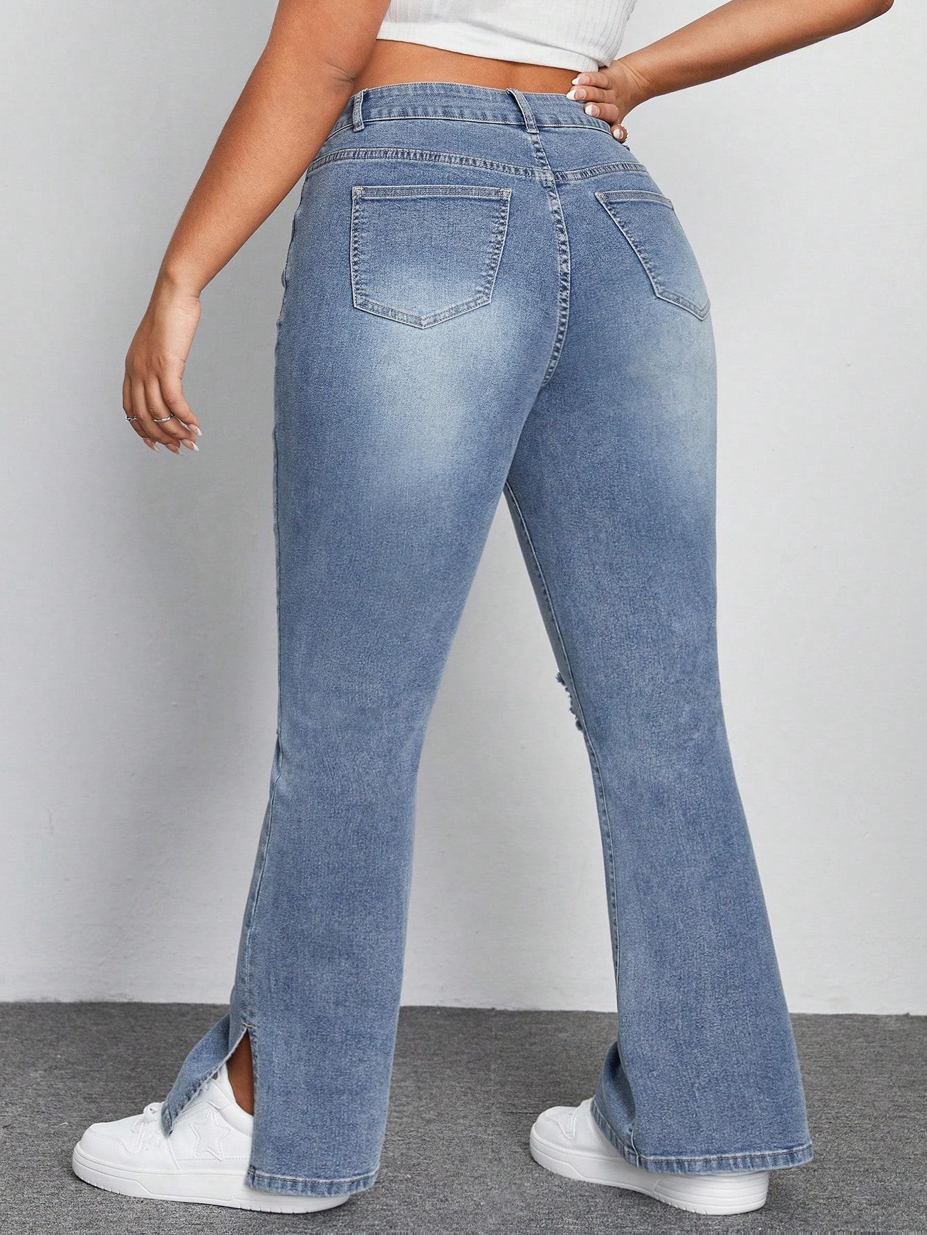 NIEBIESKIE SPODNIE JEANS