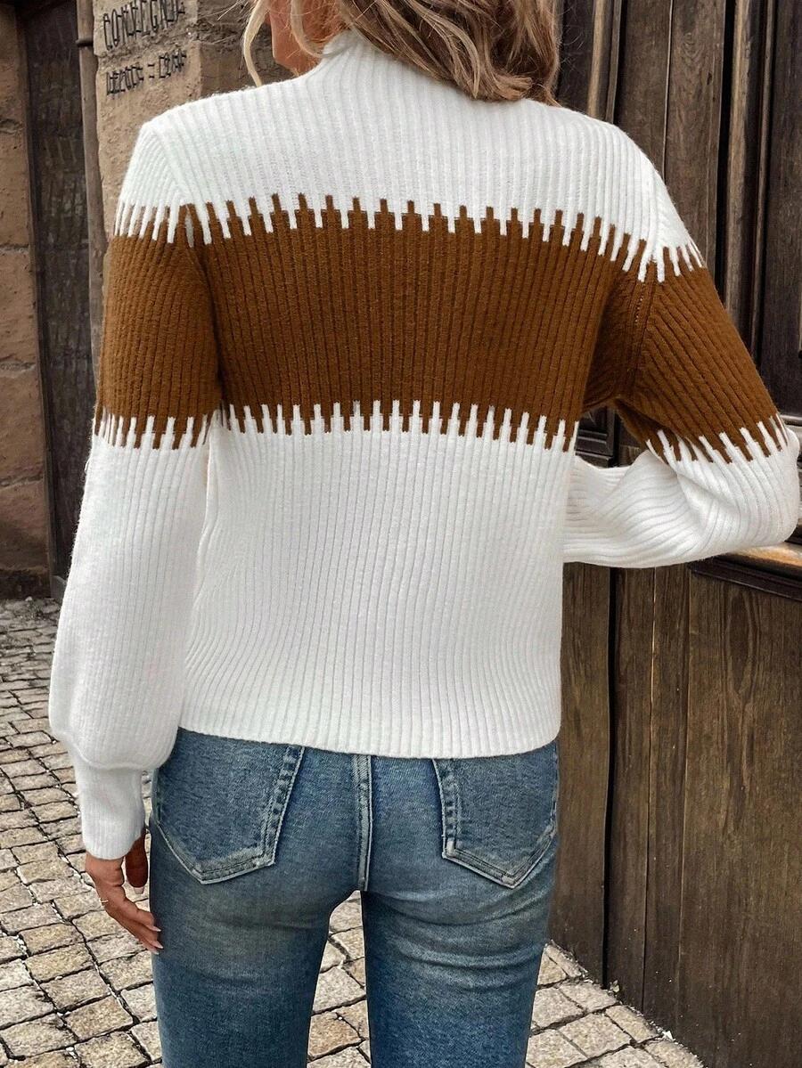 SWETER DAMSKI PÓŁGOLF 