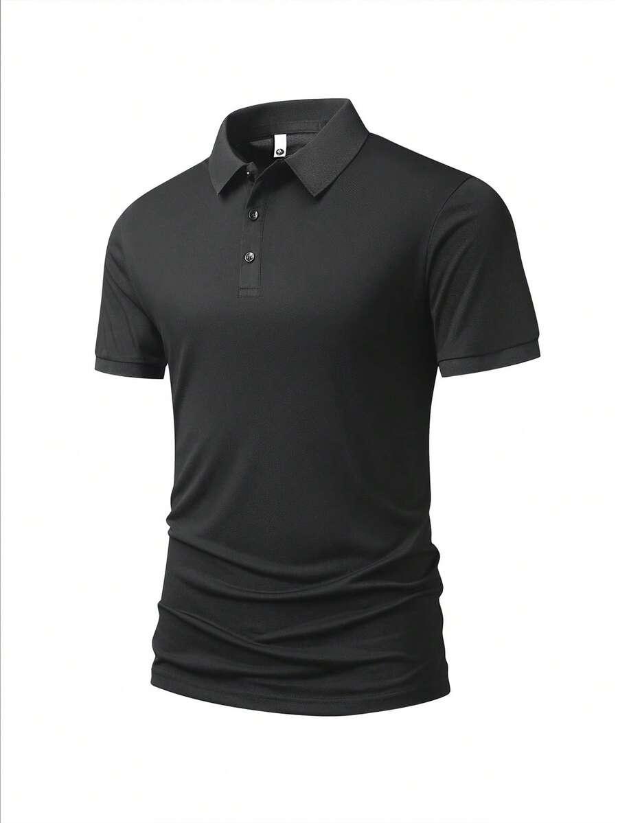 CZARNA KOSZULKA POLO