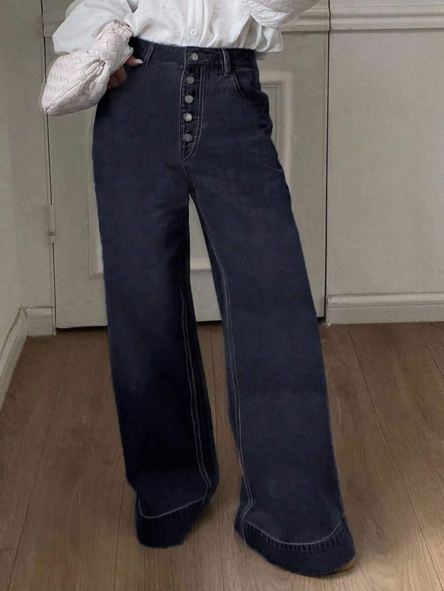 spodnie jeans wysoki stan