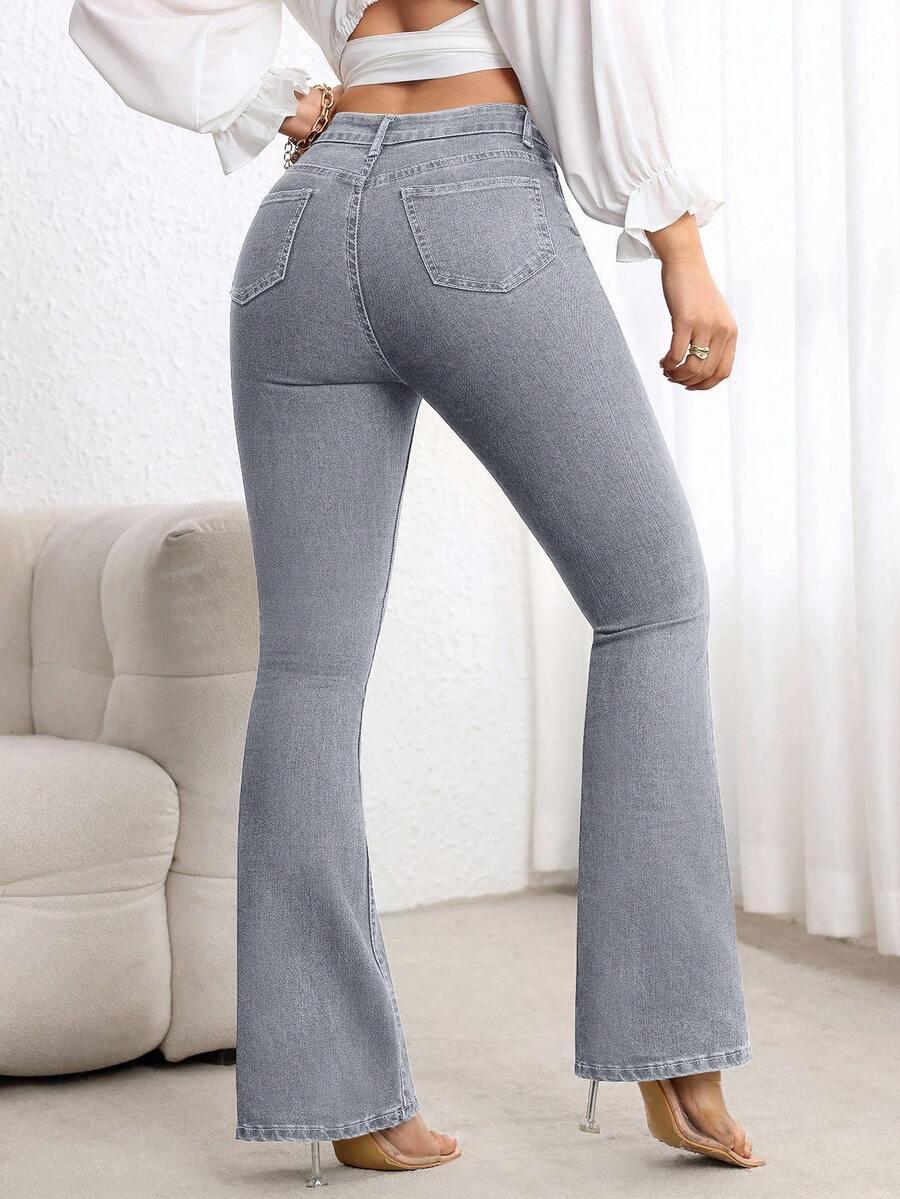 szare spodnie jeans