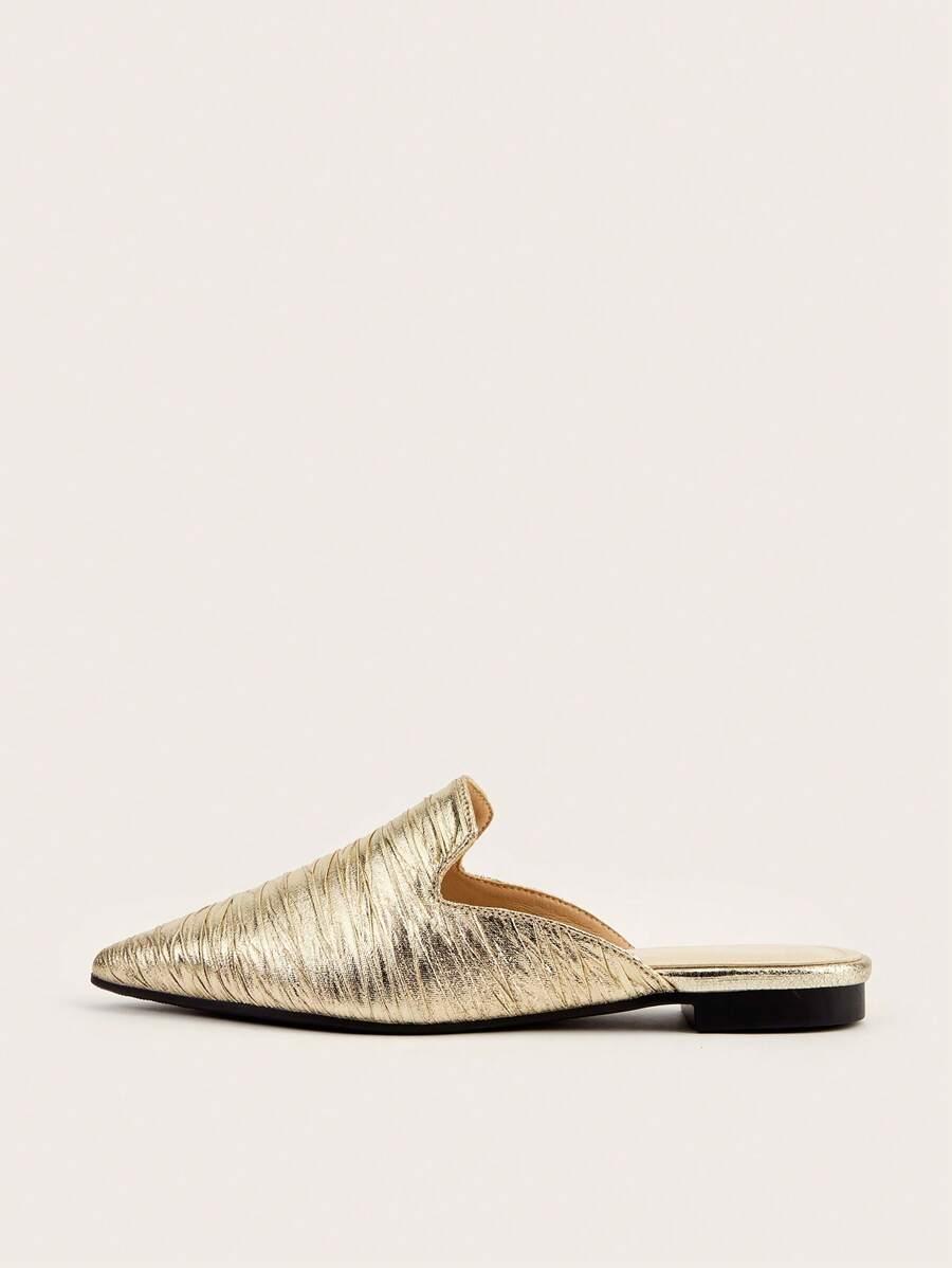 złote klapki tekstura