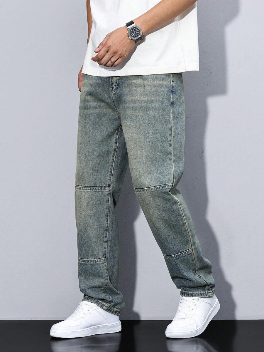 PROSTE SPODNIE JEANS CASUAL 