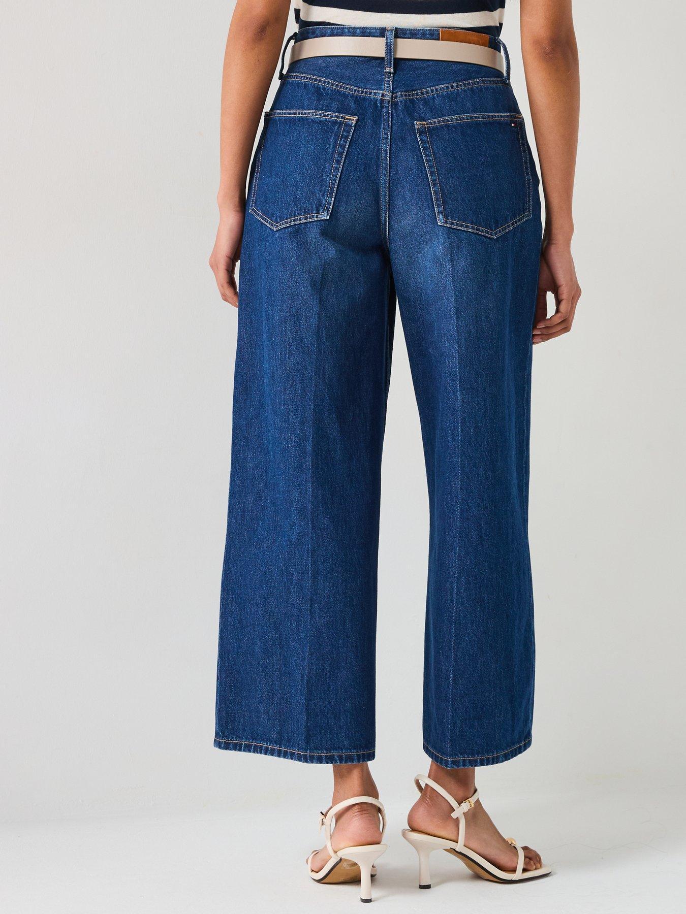 TOMMY HILFIGER JEANSY WIDE LEG WYSOKI STAN WW0WW44360
