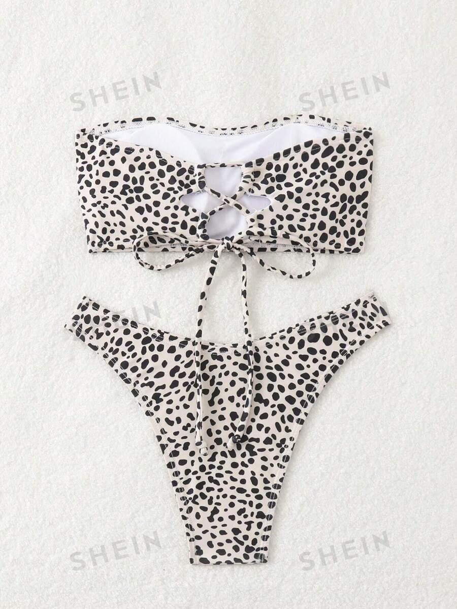DÓŁ OD STROJU KĄPIELOWEGO ANIMAL PRINT