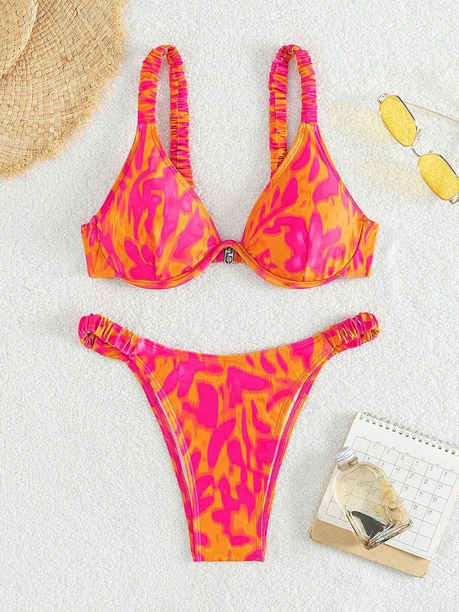 STRÓJ KĄPIELOWY BIKINI KOMPLET PRINT