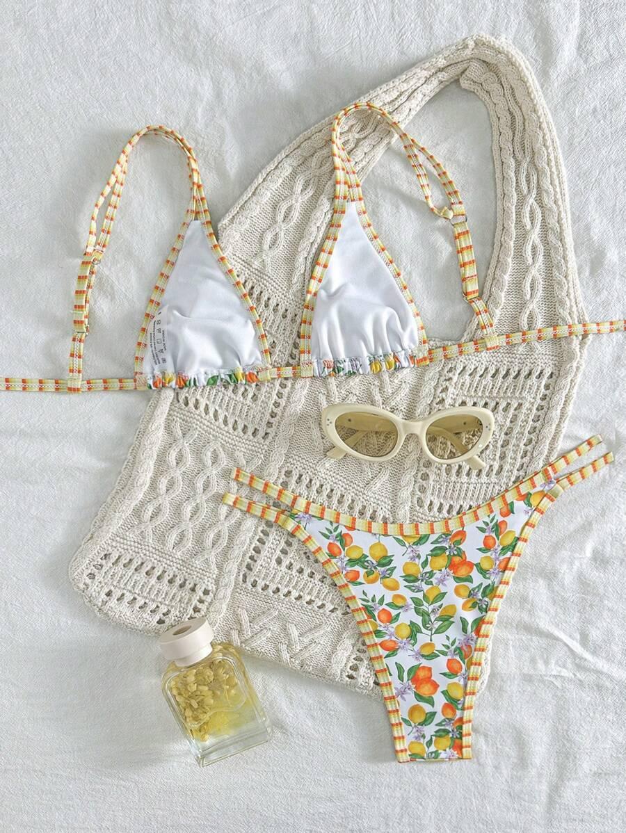 góra od bikini wzór