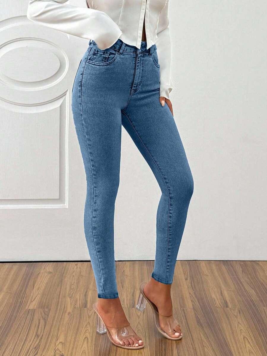 NIEBIESKIE JEANSY RURKI