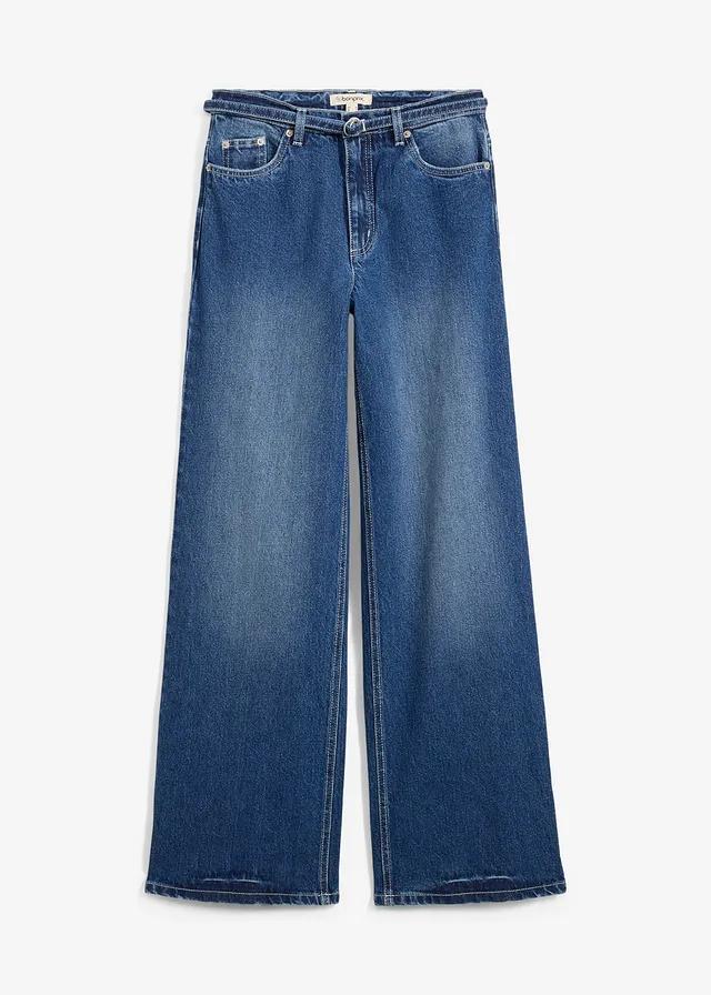 NIEBIESKIE SPODNIE JEANS 